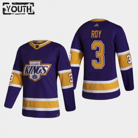 Camisola Los Angeles Kings Matt Roy 3 2020-21 Reverse Retro Authentic - Criança